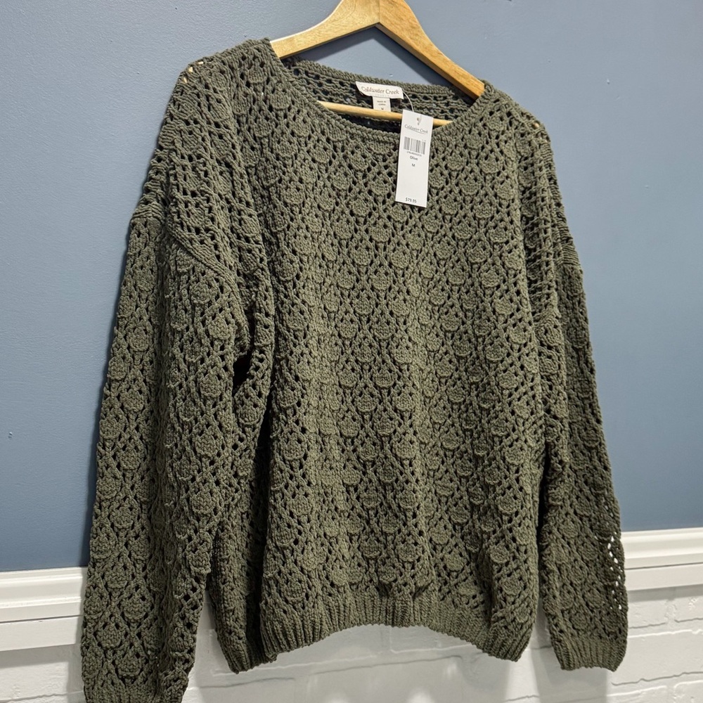 Coldwater Creek green Sweater - Size M